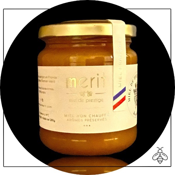 Miel de thym sauvage de garrigue Merit 280g - Miel cru : arômes